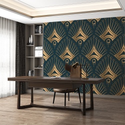 Fototapet - Golden art deco 3 (FTD1000305)