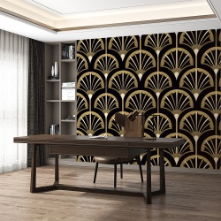 Fototapet - Golden art deco 6 (FTD1000308)