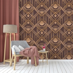 Fototapet - Golden art deco 9 (FTD1000312)