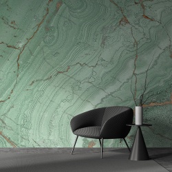 Fototapet Imitatie Marmura Lux Albastru - Verde 037 - Img 4