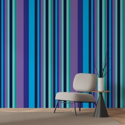 Fototapet Linii albastre si violet (Stripes 017) - Img 3