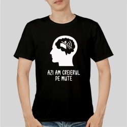Imprimeu Tricou Creierul pe mute - Img 1