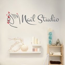 Nail studio (modern font, two colors) - Img 3