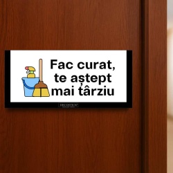 Semn de Ușă Personalizat – Mesaje amuzante interschimbabile - Img 4