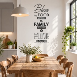 Sticker Bucatarie - Bless the food
