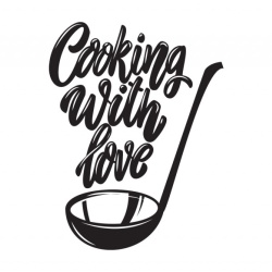 Sticker Bucatarie - Cooking with love - Img 2