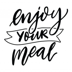 Sticker Bucatarie - Enjoy your meal - Img 2