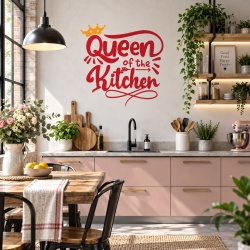 Sticker Bucatarie - Queen of the kitchen