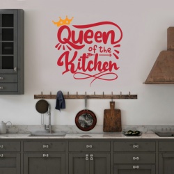 Sticker Bucatarie - Queen of the kitchen