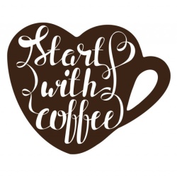 Sticker Bucatarie - Start with coffee - Img 3