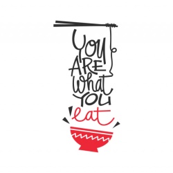 Sticker Bucatarie - You are what you eat (noodles) - Img 2