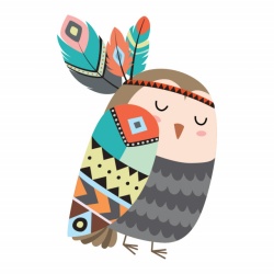 Sticker Copii - Indie owl - Img 2