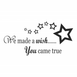 Sticker De Perete Copii - We Made A Wish - Img 3