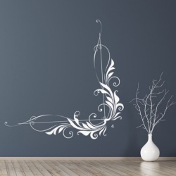 Sticker De Perete Curved Vine Leaf - Img 2