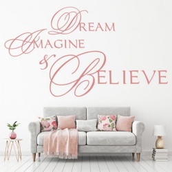 Sticker De Perete Dream Imagine Believe - Img 3