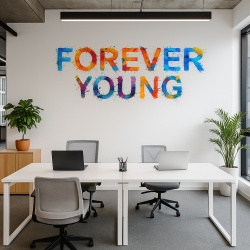 Sticker De Perete Forever Young - Img 1