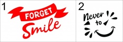 Sticker De Perete Never Forget To Smile - Img 3
