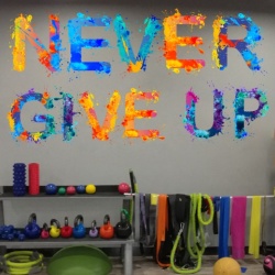 Sticker De Perete Never Give Up - Img 3