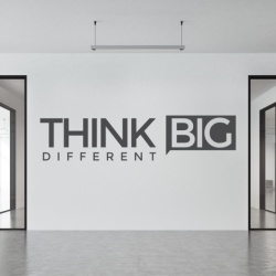 Sticker De Perete Think Big Different - Img 3