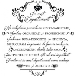 Sticker Decorativ - In Acest Departament - Img 4