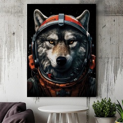 Tablou Animale Fantastice - Astro Wolf