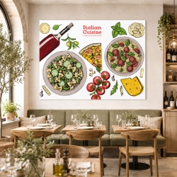 Tablou Bucatarie - Italian Cuisine