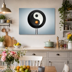 Tablou Bucatarie - Yin Yang Omlette