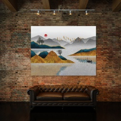 Tablou Canvas Calm Golden Valley - Img 2