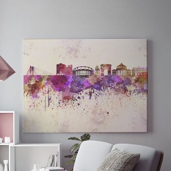 Tablou Canvas Cladiri Bucuresti Efect Pictura
