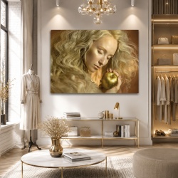 Tablou Canvas Eve And The Golden Apple