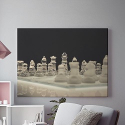 Tablou Canvas Glass Chess
