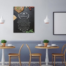 Tablou Canvas In Acest Restaurant - Pizza - Img 1