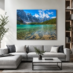 Tablou Canvas La Poalele Muntilor