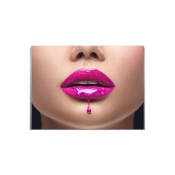 Tablou Canvas Liquid Pink - Img 2
