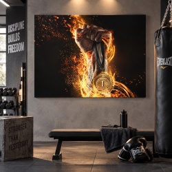Tablou Canvas Medalia De Aur