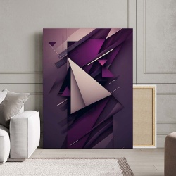 Tablou Canvas Modern Abstract - 3D Abstract paper plane - Img 3