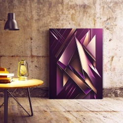 Tablou Canvas Modern Abstract - Abstract 3D crystals