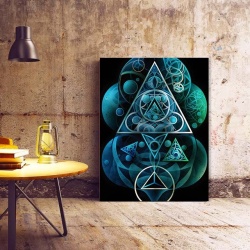 Tablou Canvas Modern Abstract - Abstract symbols - Img 2