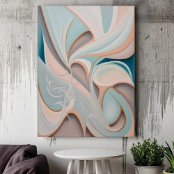 Tablou Canvas Modern Abstract - Pastel abstract immersion