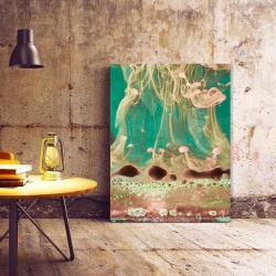 Tablou Canvas Modern Abstract - Underwater oily mix - Img 3