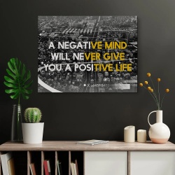 Tablou Canvas Motivational - A negative mind - Img 3