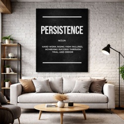 Tablou Canvas Motivational - Persistence (definition)
