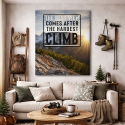 Tablou Canvas Motivational - The best view