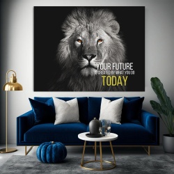 Tablou Canvas Motivational - Your future is created today - Img 4