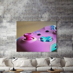 Tablou Canvas Pink Joystick - Img 3
