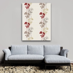 Tablou canvas - Sketched Flowers (Floral 069) - Img 6