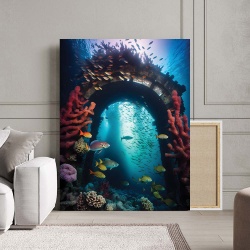 Tablou Canvas Subacvatic portal - Img 2
