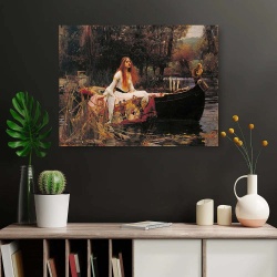 Tablou Canvas "The Lady Of Shalott" - Doamna din Shalott - Img 3
