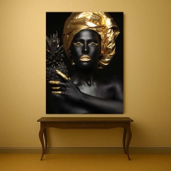Tablou Canvas - The lady with the golden tourban
