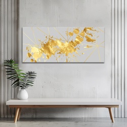 Tablou canvas - White and Gold (ZAZ 005) - Img 3